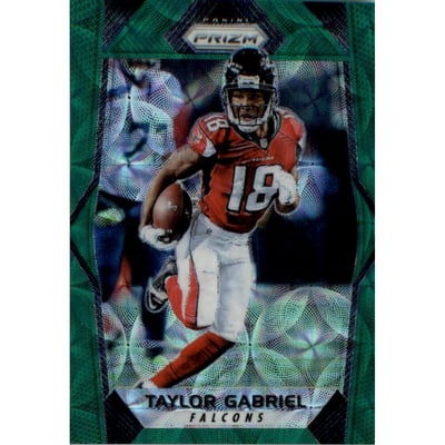 2017 Panini Prizm Prizms Green Scope #191 Taylor Gabriel