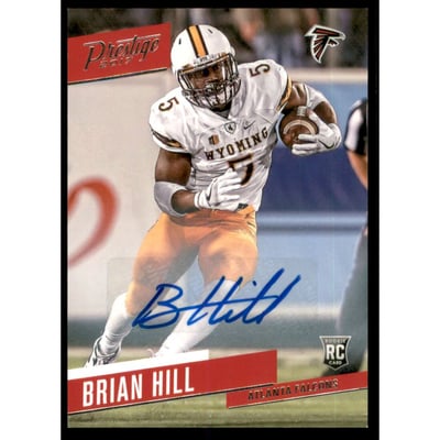 2017 Prestige Rookie Autographs #278 Brian Hill
