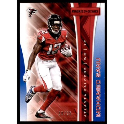 2017 Rookies and Stars Red and Blue #175 Mohamed Sanu