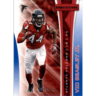 2017 Rookies and Stars Red and Blue #49 Vic Beasley Jr.