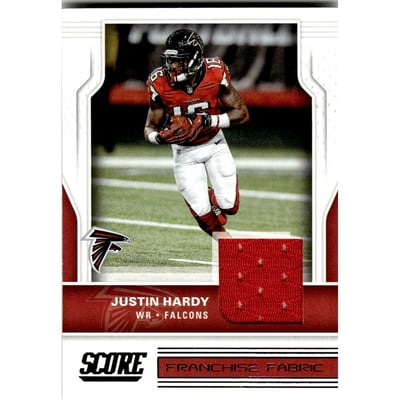 2017 Score Franchise Fabric #19 Justin Hardy