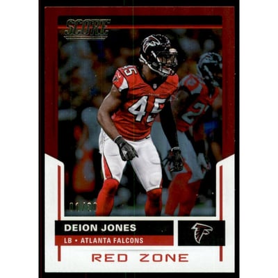 2017 Score Red Zone #53 Deion Jones