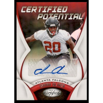 2018 Certified Potential Signatures #16 Isaiah Oliver