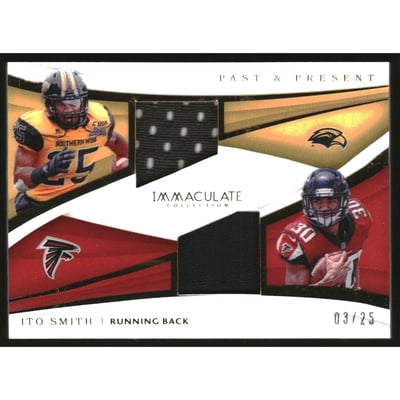 2018 Immaculate Collection Past and Present Jerseys #27 Ito Smith