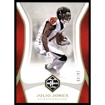 2018 Limited Gold Spotlight #5 Julio Jones