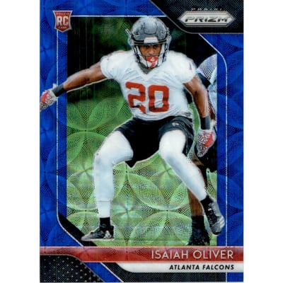 2018 Panini Prizm Prizms Blue Scope #259 Isaiah Oliver