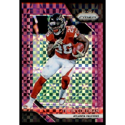 2018 Panini Prizm Prizms Purple Power #192 Tevin Coleman