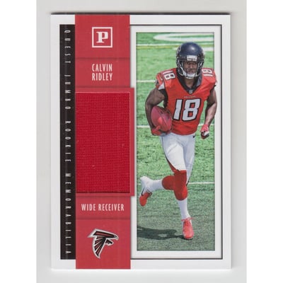 2018 Panini Quest Jumbo Rookie Memorabilia #11 Calvin Ridley