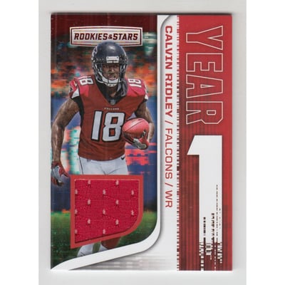 2018 Rookies and Stars Year One Jerseys #9 Calvin Ridley