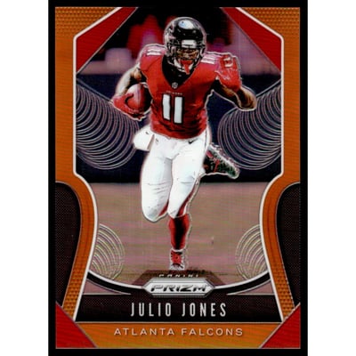 2019 Panini Prizm Prizms Orange #166 Julio Jones