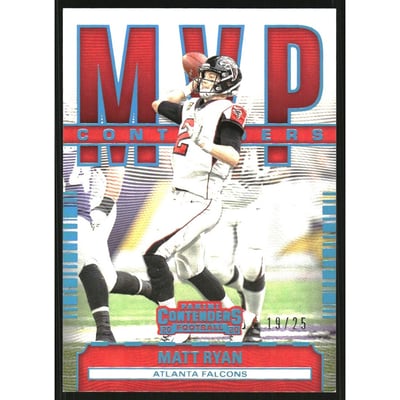 2020 Panini Contenders MVP Contenders Platinum #25 Matt Ryan