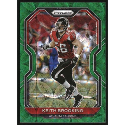 2020 Panini Prizm Prizms Green Scope #232 Keith Brooking