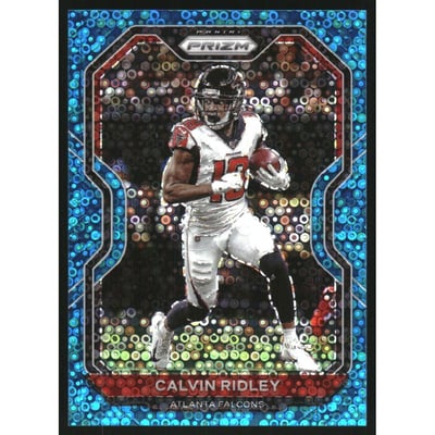 2020 Panini Prizm Prizms No Huddle Blue #226 Calvin Ridley