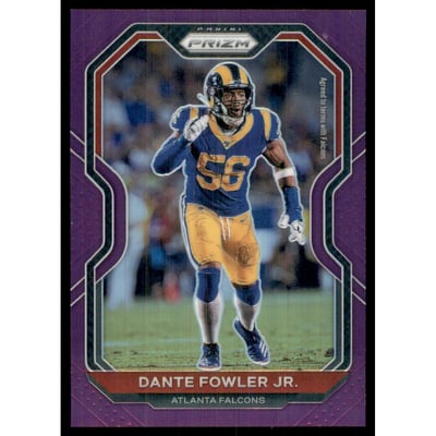 2020 Panini Prizm Prizms Purple #229 Dante Fowler Jr.