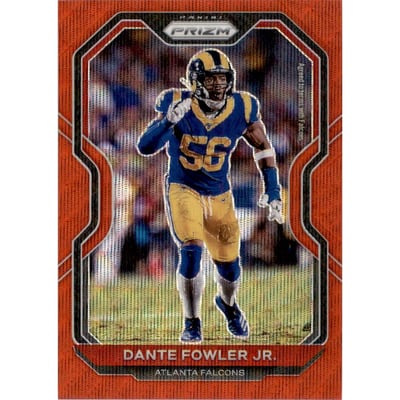 2020 Panini Prizm Prizms Red Wave #229 Dante Fowler Jr.