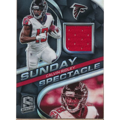 2020 Panini Spectra Sunday Spectacle Materials #13 Calvin Ridley