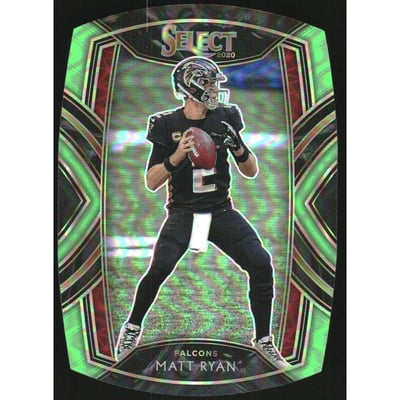 2020 Select Prizm Neon Green Die Cut #211 Matt Ryan