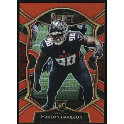 2020 Select Prizm Orange #95 Marlon Davidson
