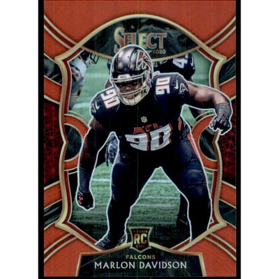 2020 Select Prizm Red #95 Marlon Davidson