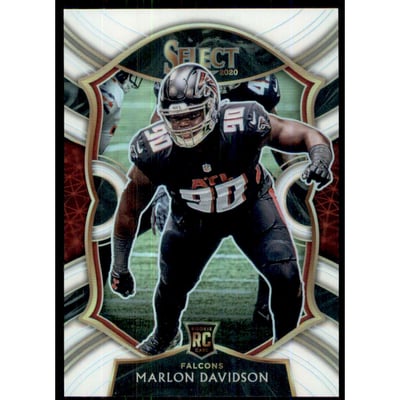 2020 Select Prizm White #95 Marlon Davidson