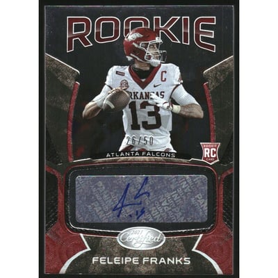 2021 Certified Rookie Signatures Mirror Bronze Etch #35 Feleipe Franks