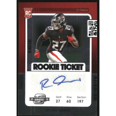2021 Panini Contenders Optic #197 Richie Grant AU RC