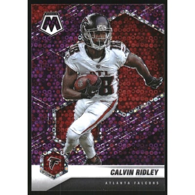 2021 Panini Mosaic Mosaic No Huddle Purple #16 Calvin Ridley