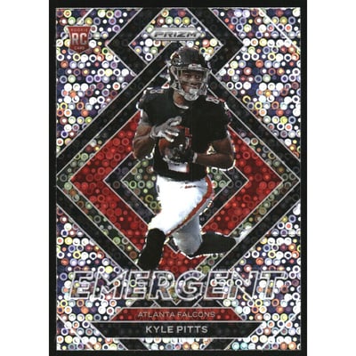2021 Panini Prizm Emergent Prizms No Huddle #11 Kyle Pitts
