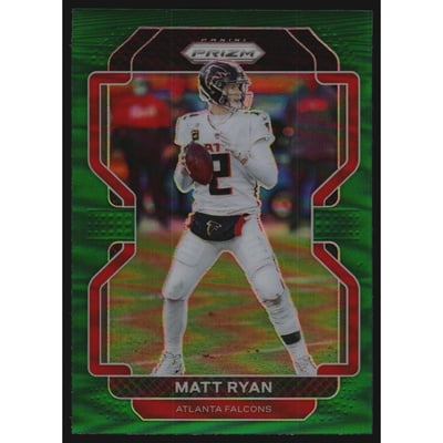 2021 Panini Prizm Prizms Green #324 Matt Ryan