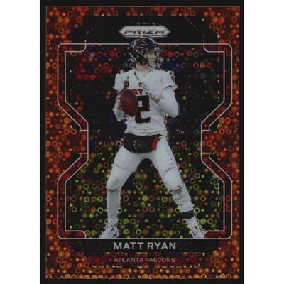 2021 Panini Prizm Prizms Orange Disco #324 Matt Ryan