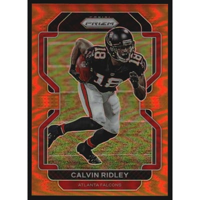 2021 Panini Prizm Prizms Orange #322 Calvin Ridley