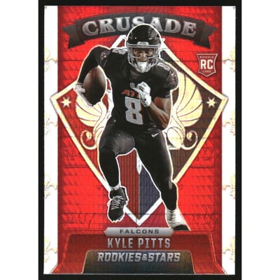 2021 Rookies and Stars Crusade Red Prizm #30 Kyle Pitts