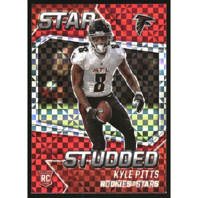 2021 Rookies and Stars Star Studded Red Plaid #30 Kyle Pitts