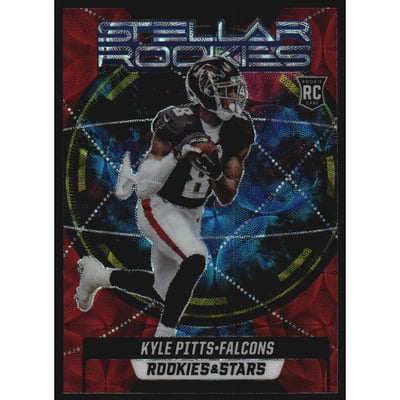 2021 Rookies and Stars Stellar Rookies Red Scope #10 Kyle Pitts