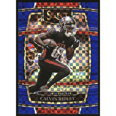 2021 Select Prizm Blue #4 Calvin Ridley