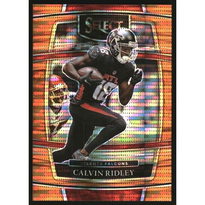 2021 Select Prizm Neon Orange Pulsar #4 Calvin Ridley