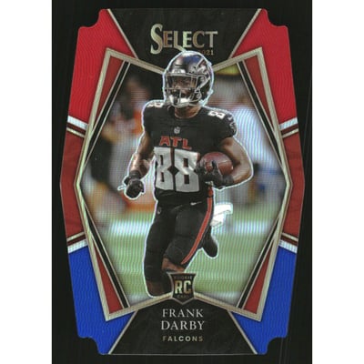 2021 Select Prizm Red and Blue Die Cut #195 Frank Darby