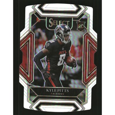 2021 Select Prizm White Die Cut #246 Kyle Pitts