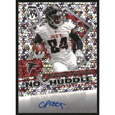 2022 Panini Mosaic Autographs No Huddle #35 Cordarrelle Patterson