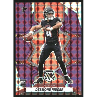 2022 Panini Mosaic Mosaic Purple #271 Desmond Ridder DEB