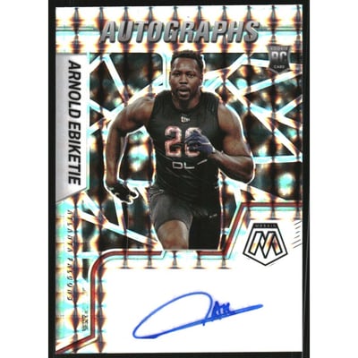 2022 Panini Mosaic Rookie Autographs Mosaic #83 Arnold Ebiketie