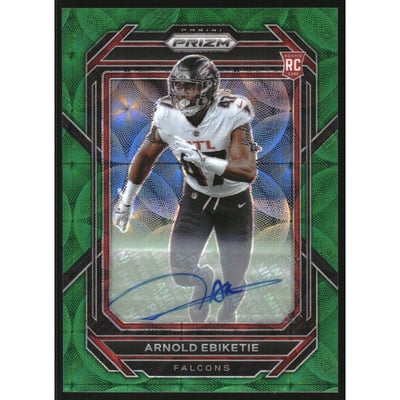 2022 Panini Prizm Prizms Green Scope #384 Arnold Ebiketie