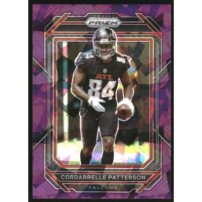 2022 Panini Prizm Prizms Purple Ice #12 Cordarrelle Patterson