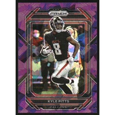 2022 Panini Prizm Prizms Purple Ice #14 Kyle Pitts