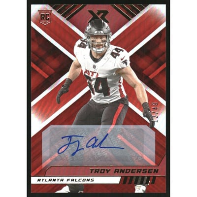 2022 Panini XR Autographs Orange #177 Troy Andersen