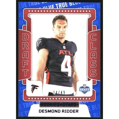 2022 Rookies and Stars Draft Class True Blue #3 Desmond Ridder