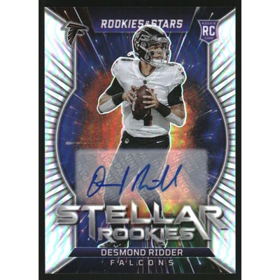 2022 Rookies and Stars Stellar Rookies Signatures #3 Desmond Ridder/99