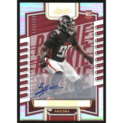 2023 Absolute Signatures Spectrum #180 Zach Harrison/199