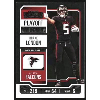 2023 Panini Contenders Playoff Ticket #5 Drake London