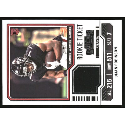 2023 Panini Contenders Rookie Ticket Swatches Variations #4 Bijan Robinson